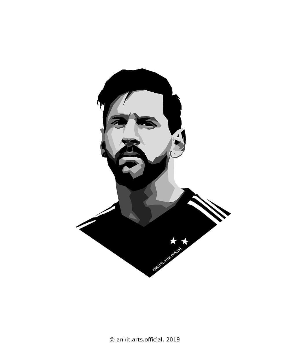 Lionel Messi Digital Art Wallpapers