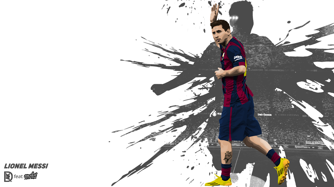 Lionel Messi Digital Art Wallpapers