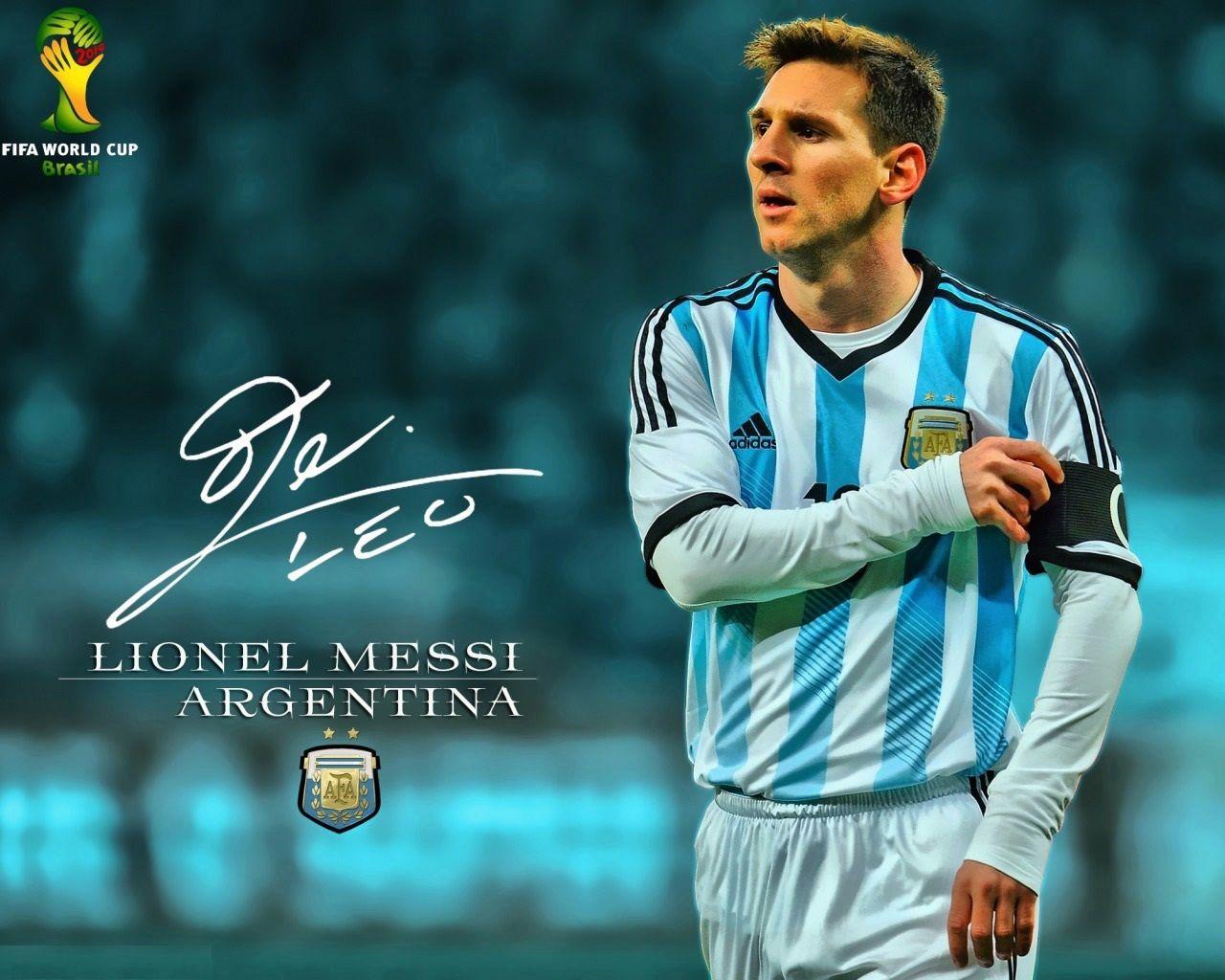 Lionel Messi In Fifa 2018 World Cup Wallpapers