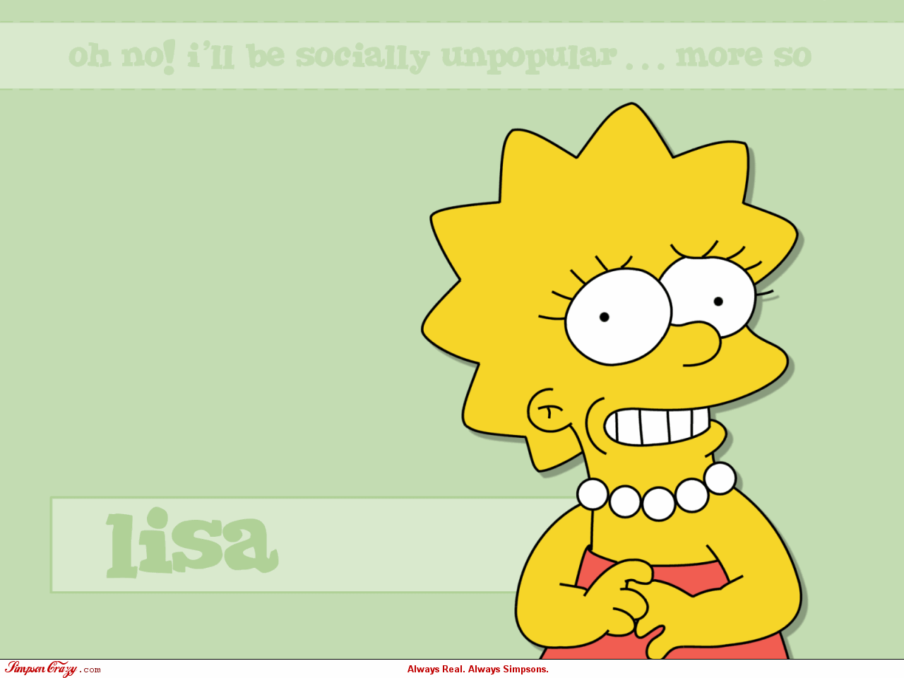 Lisa Simpson Computer Wallpapers