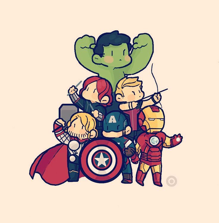 Little Avengers Cartoon Wallpapers