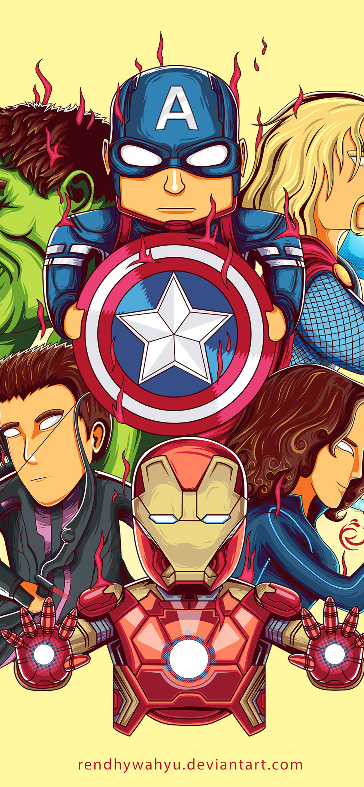 Little Avengers Cartoon Wallpapers