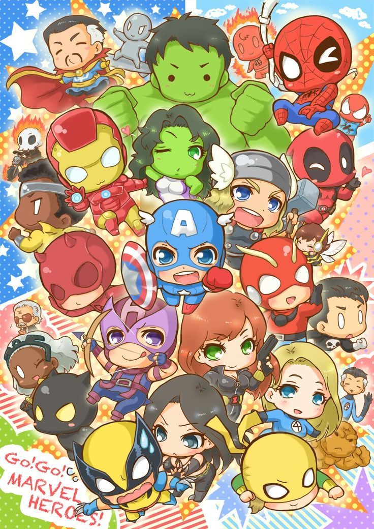 Little Avengers Cartoon Wallpapers