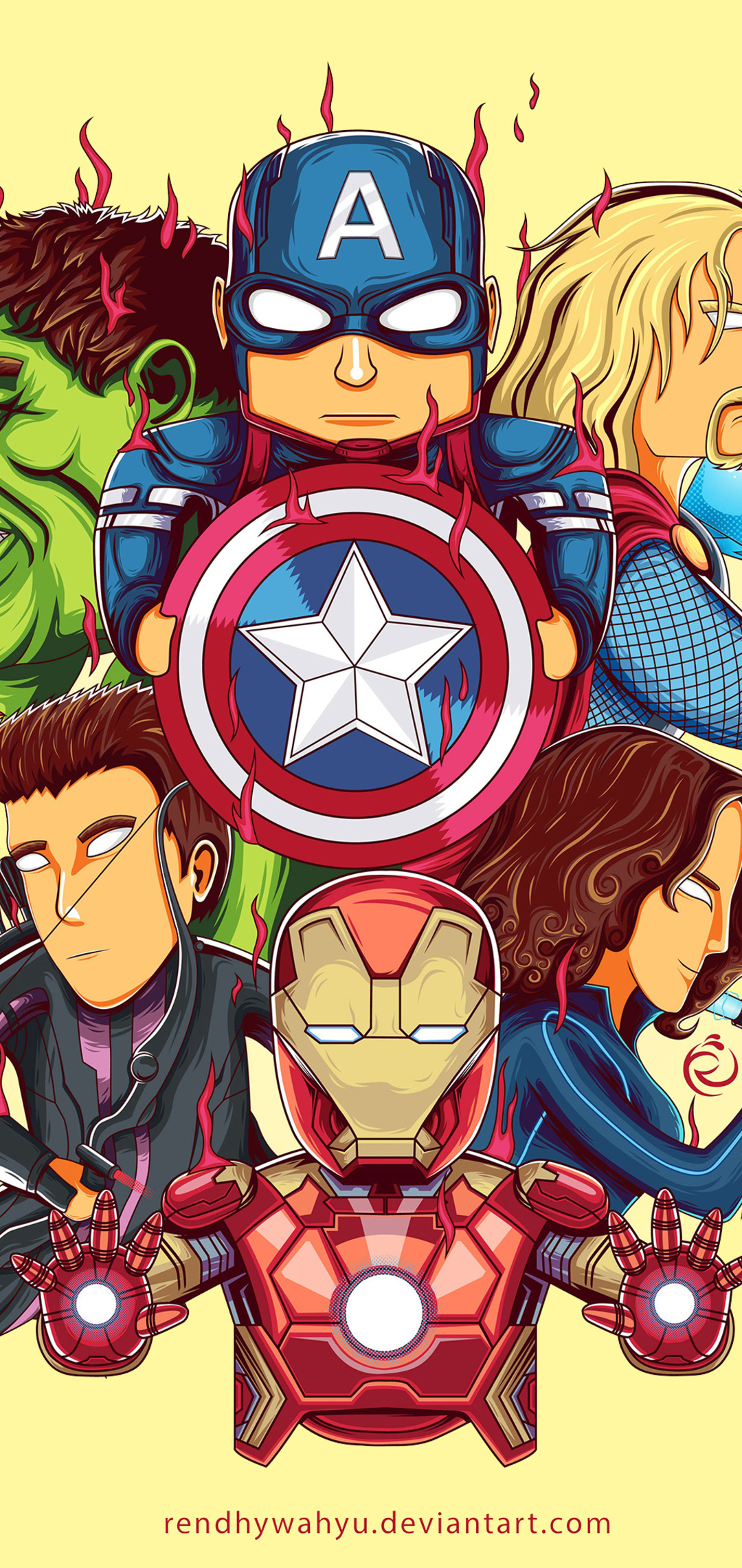 Little Avengers Cartoon Wallpapers