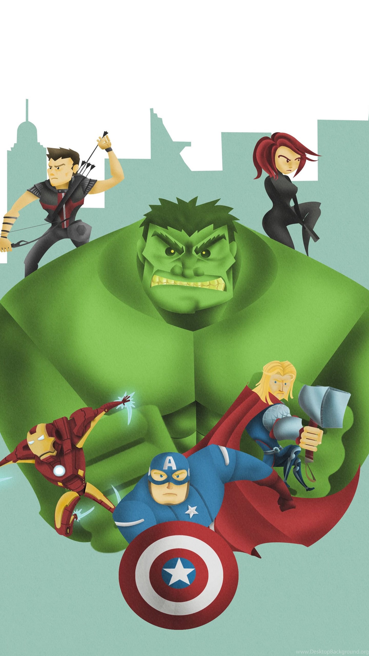 Little Avengers Cartoon Wallpapers