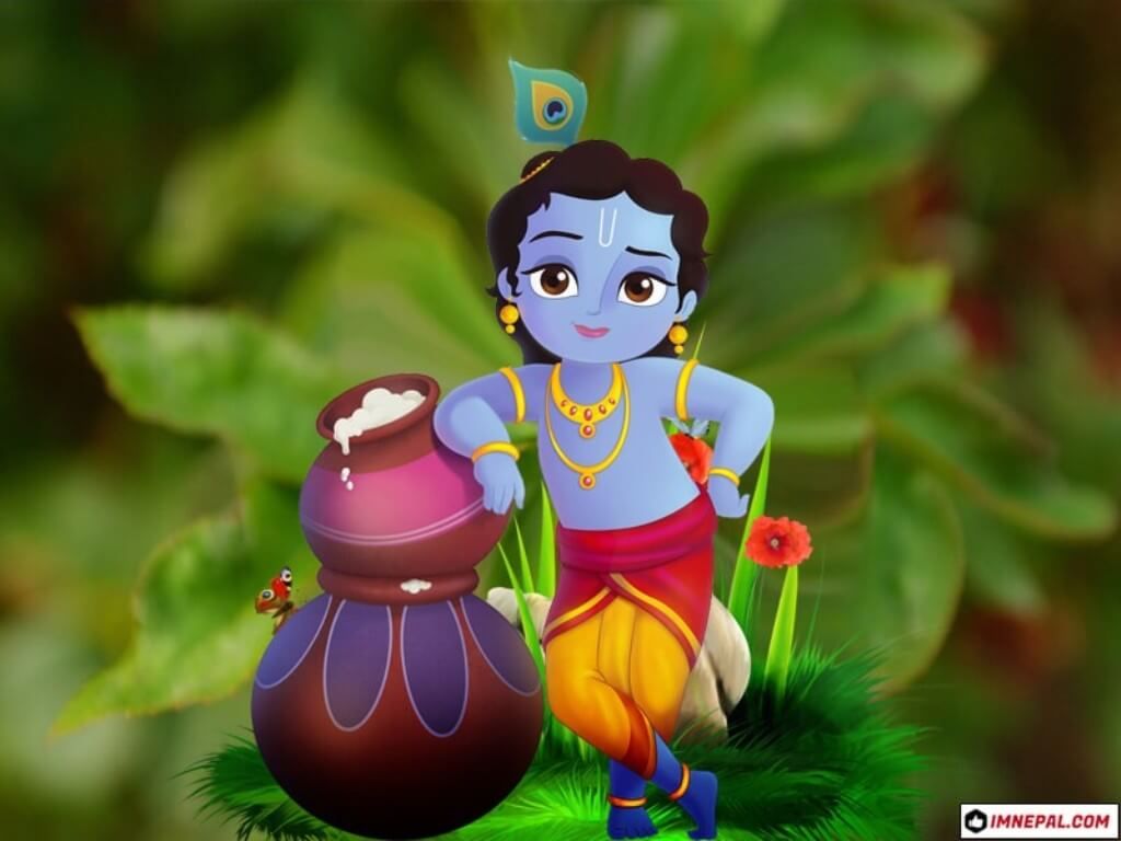 Little Krishna Wallpapers