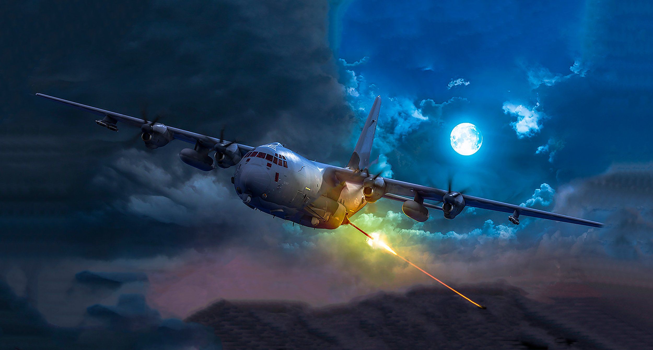 Lockheed Ac-130 Wallpapers