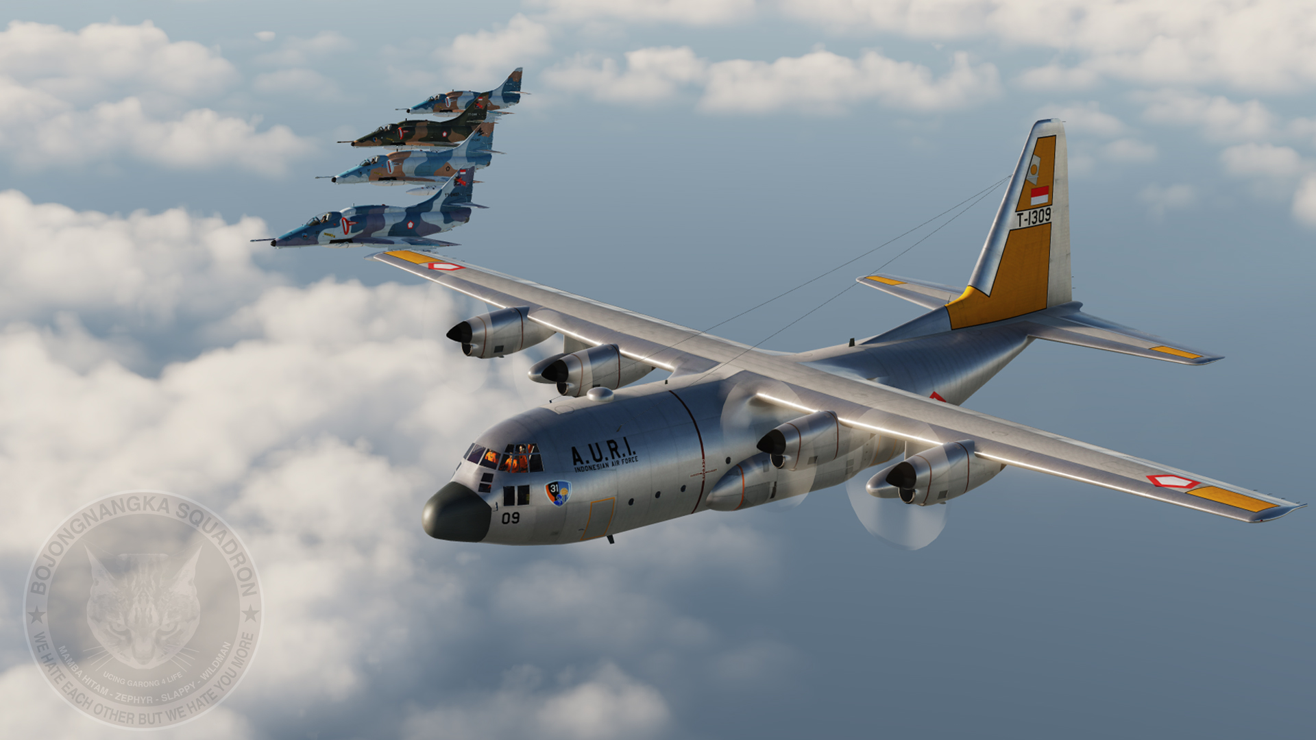 Lockheed L-100 Hercules Wallpapers