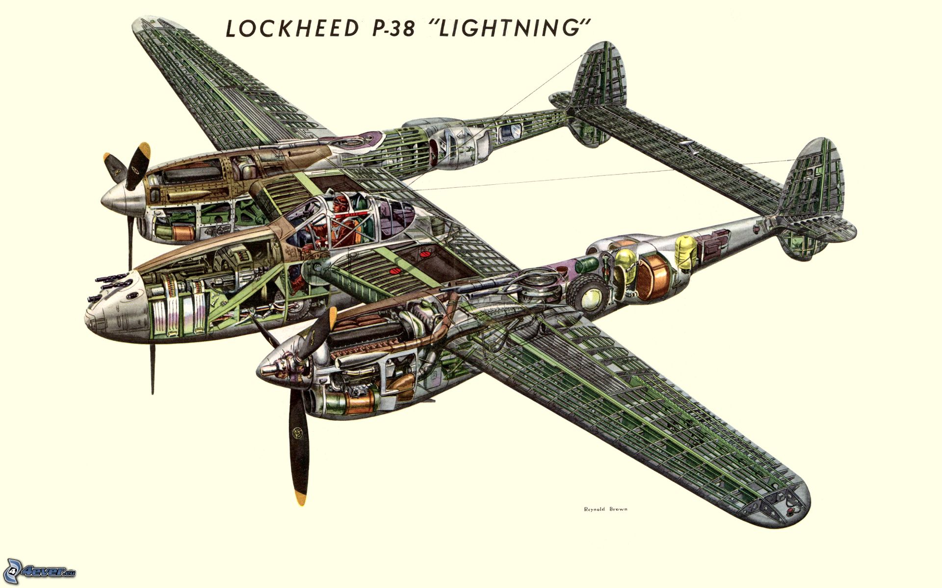 Lockheed P-38 Lightning Wallpapers