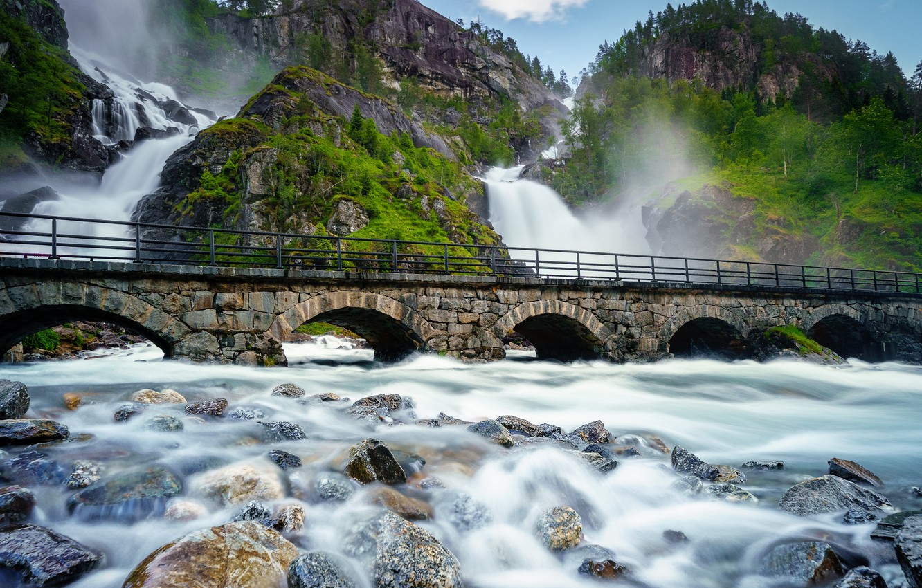 Lofoten Bridge Norway Wallpapers