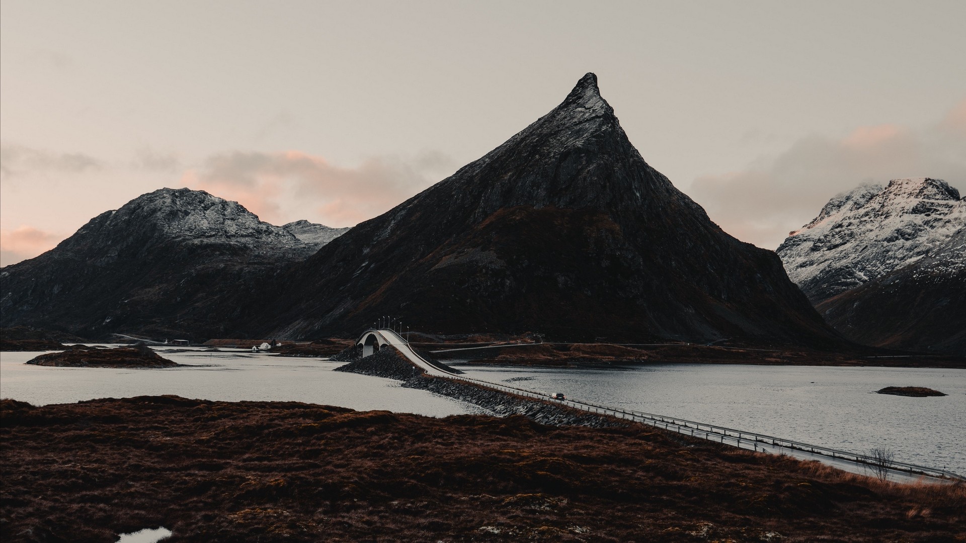 Lofoten Bridge Norway Wallpapers