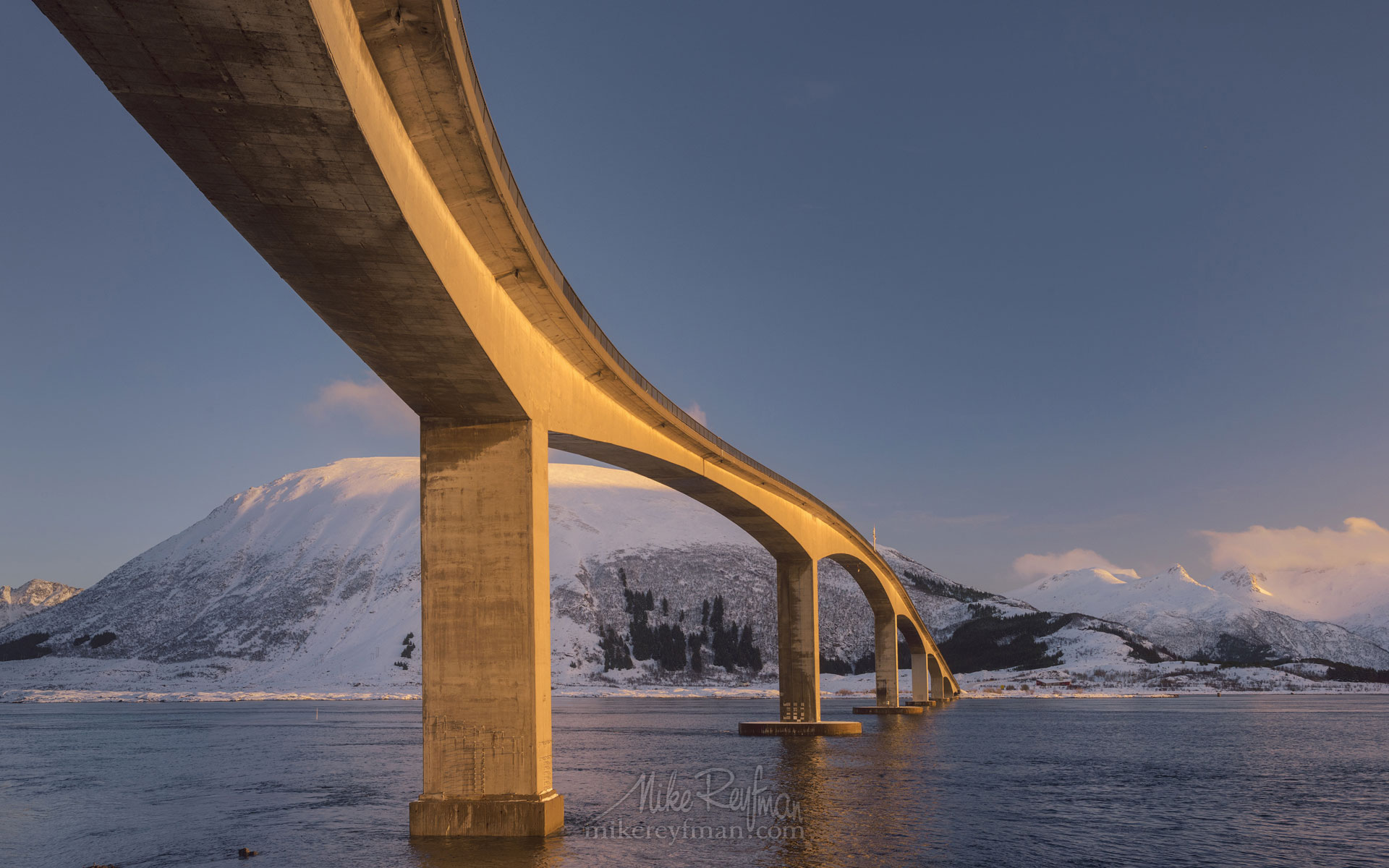 Lofoten Bridge Norway Wallpapers