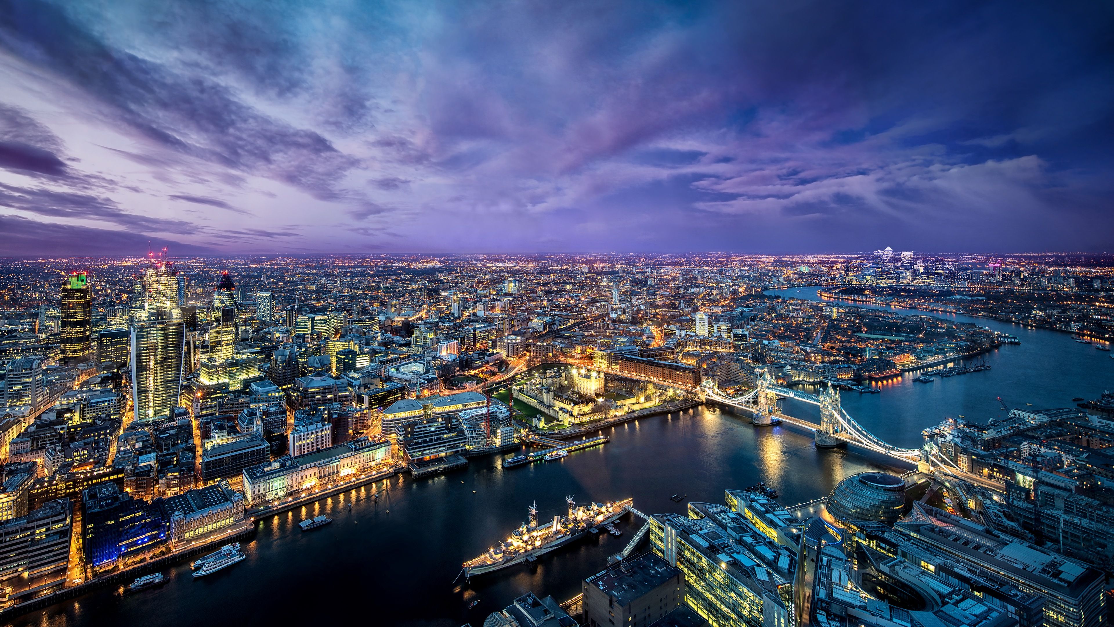 London Aerial View Wallpapers