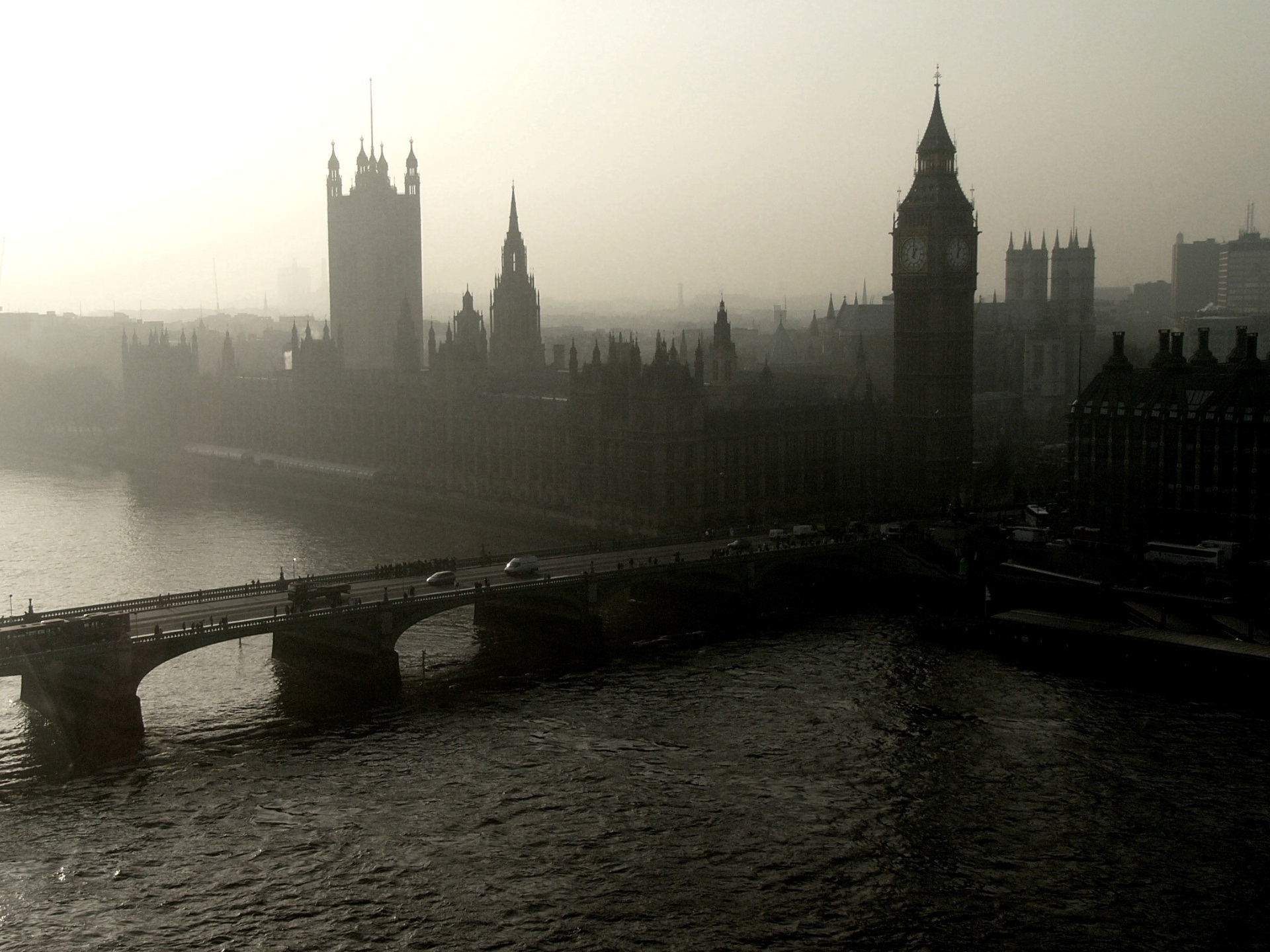 London Big Ben Minimalism Wallpapers