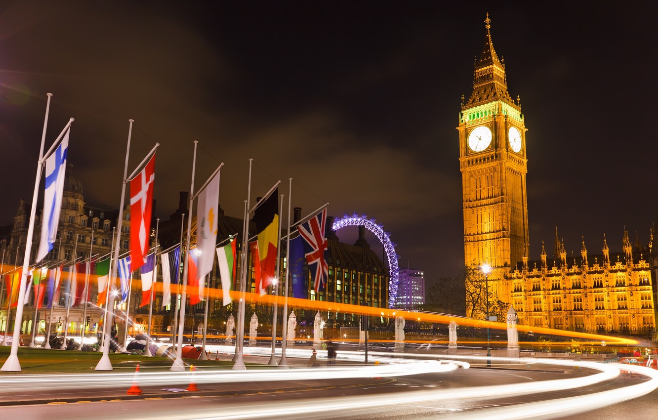 London Big Ben Minimalism Wallpapers