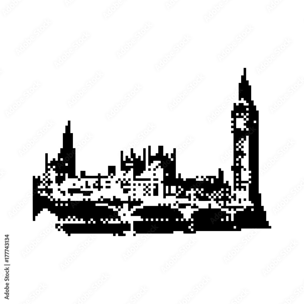 London Big Ben Minimalism Wallpapers