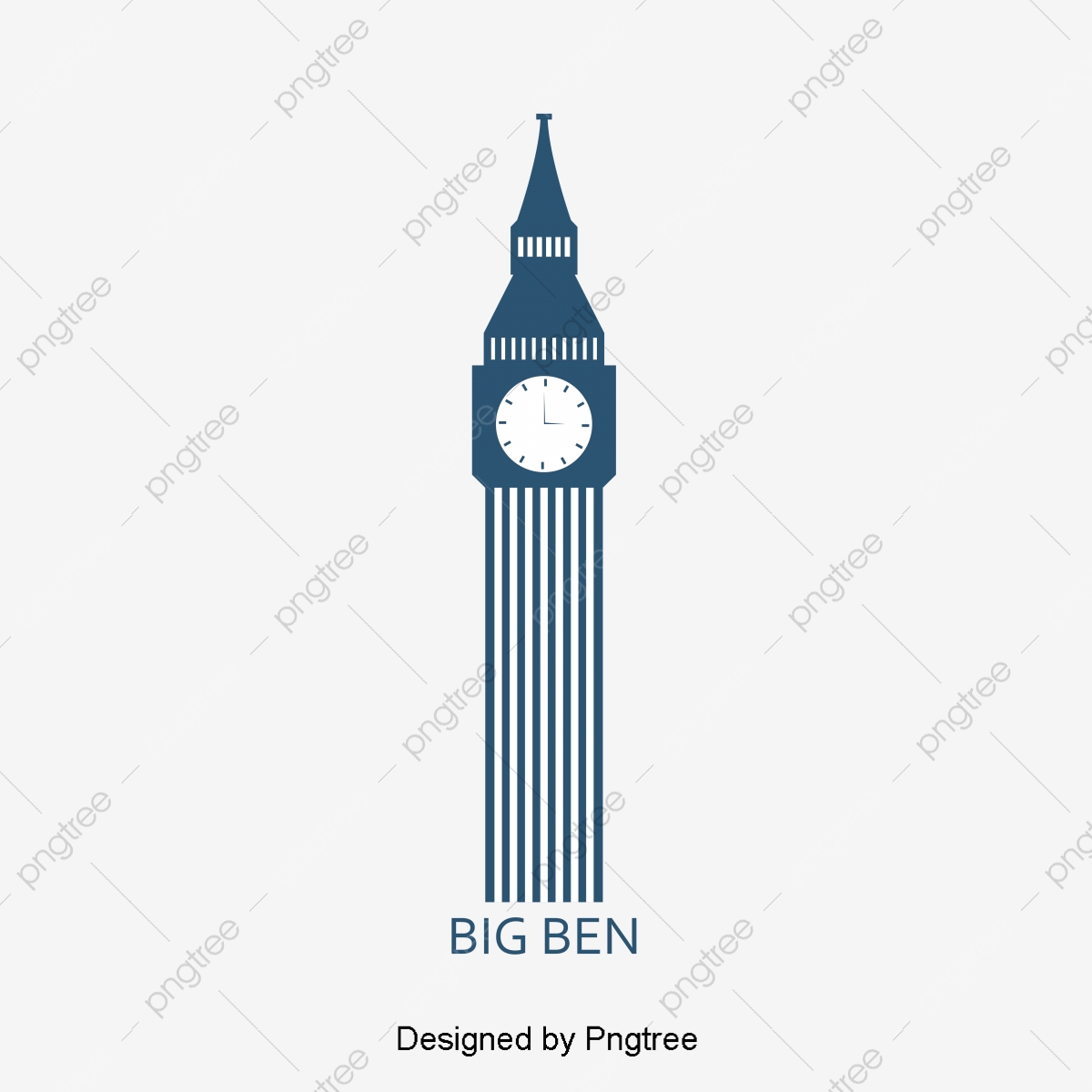 London Big Ben Minimalism Wallpapers