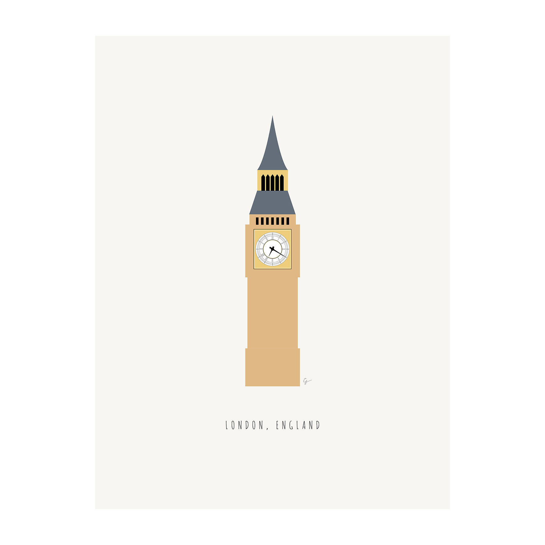 London Big Ben Minimalism Wallpapers