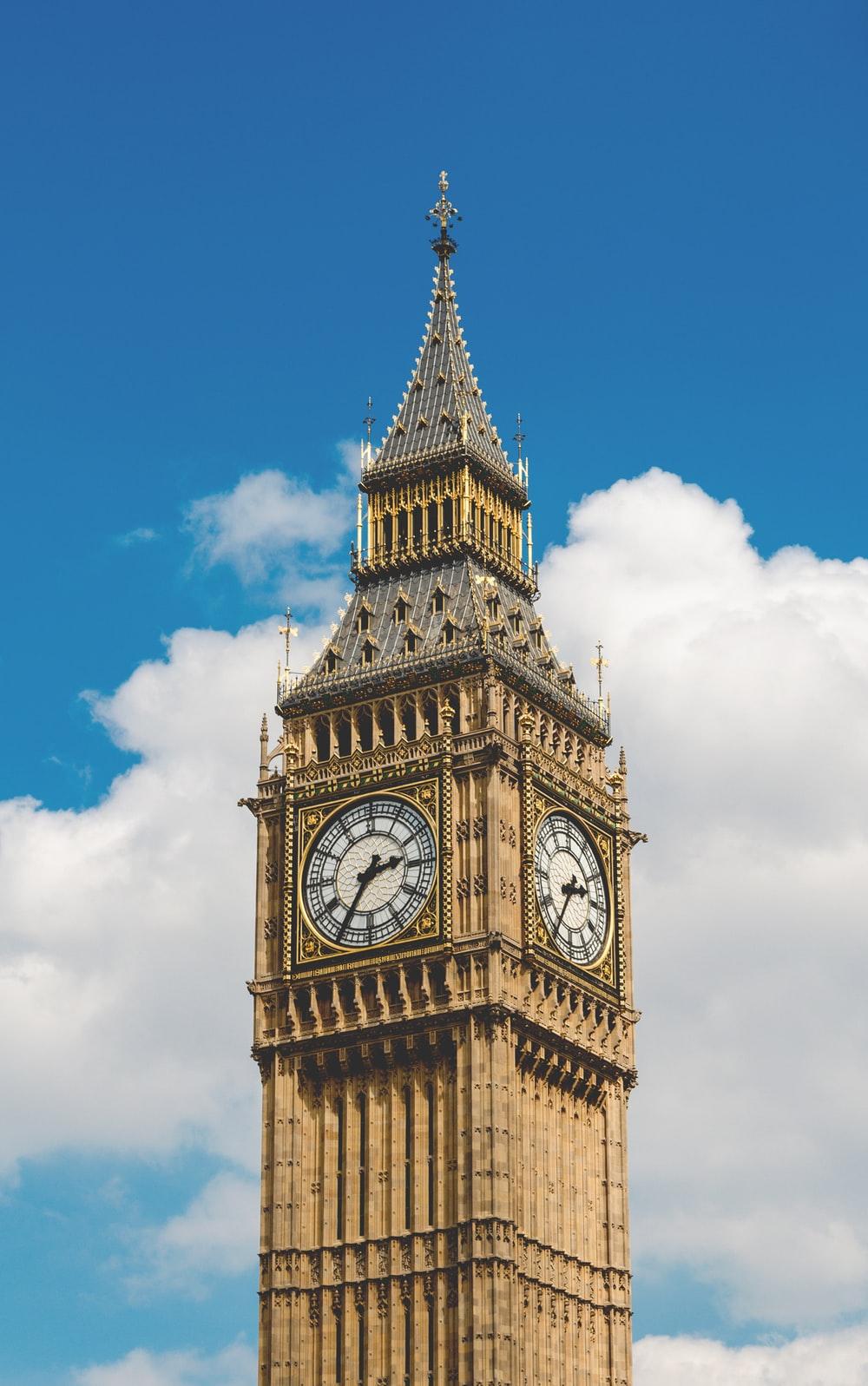 London Big Ben Minimalism Wallpapers