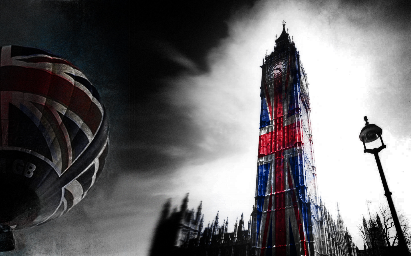 London Big Ben Minimalism Wallpapers