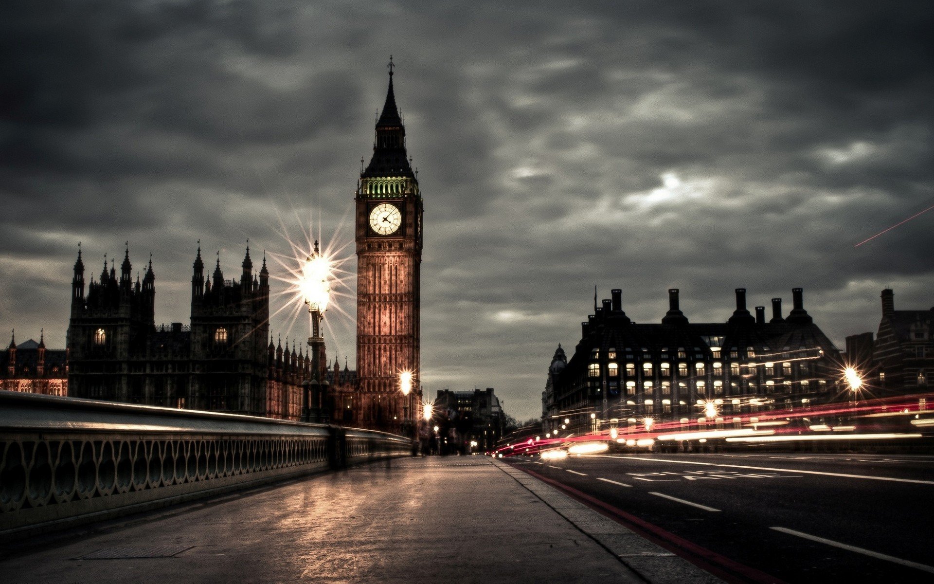 London Big Ben Minimalism Wallpapers