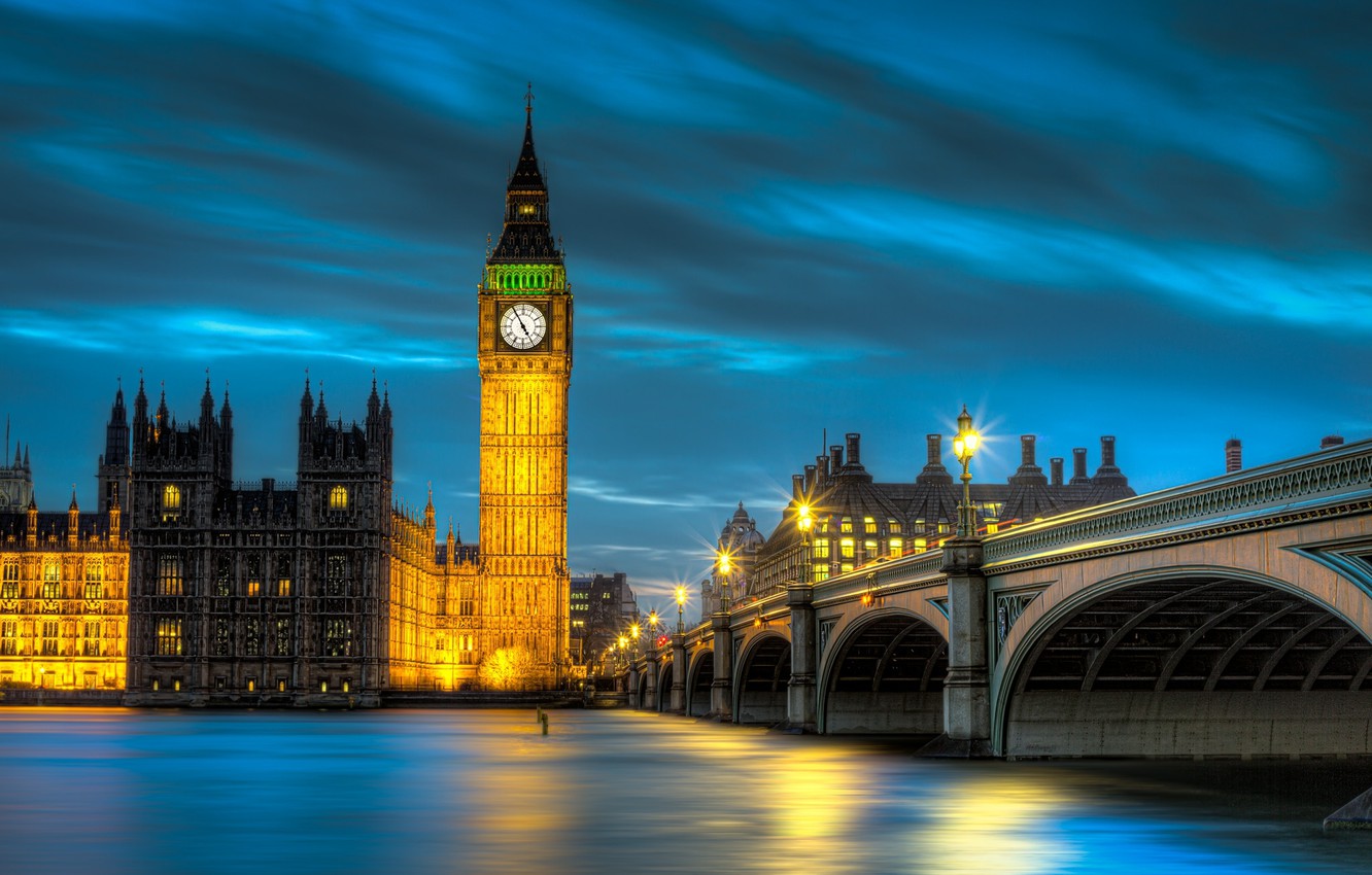 London Big Ben Minimalism Wallpapers