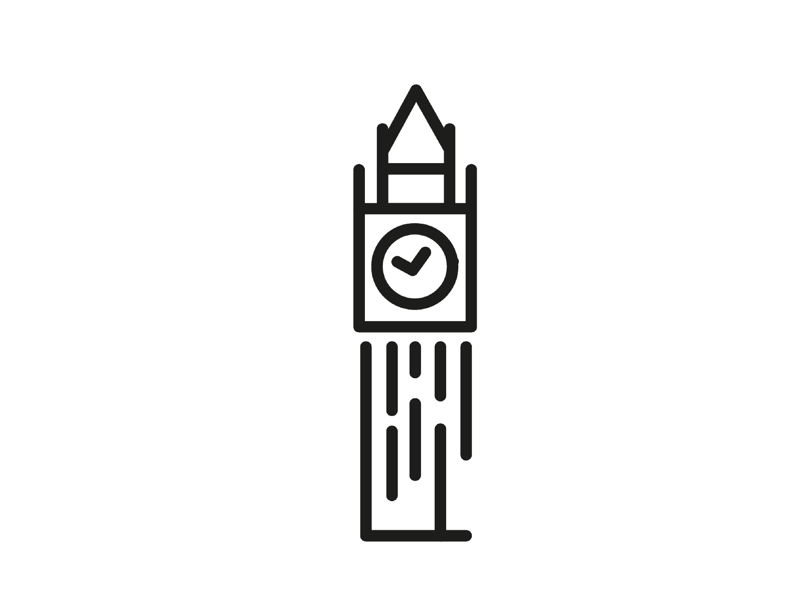 London Big Ben Minimalism Wallpapers