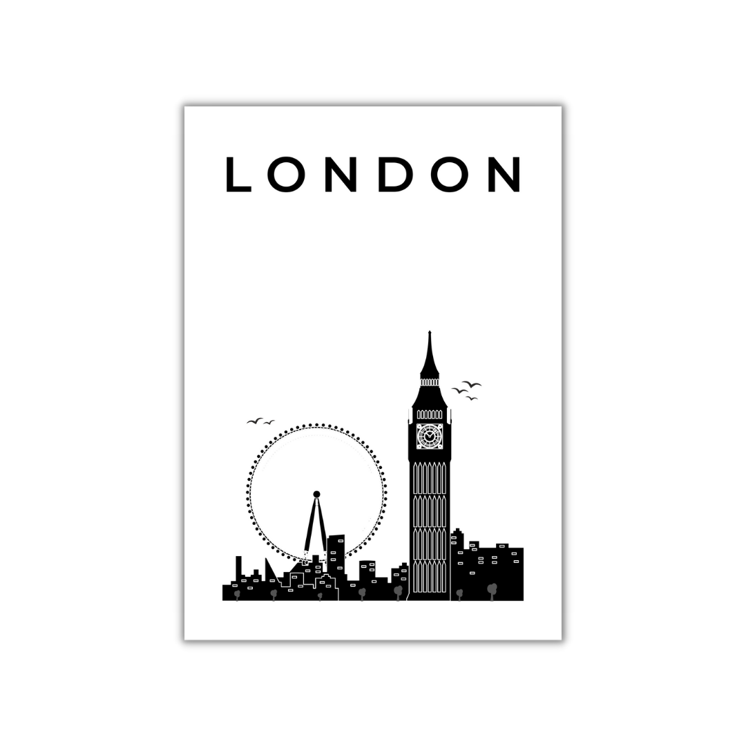 London Big Ben Minimalism Wallpapers