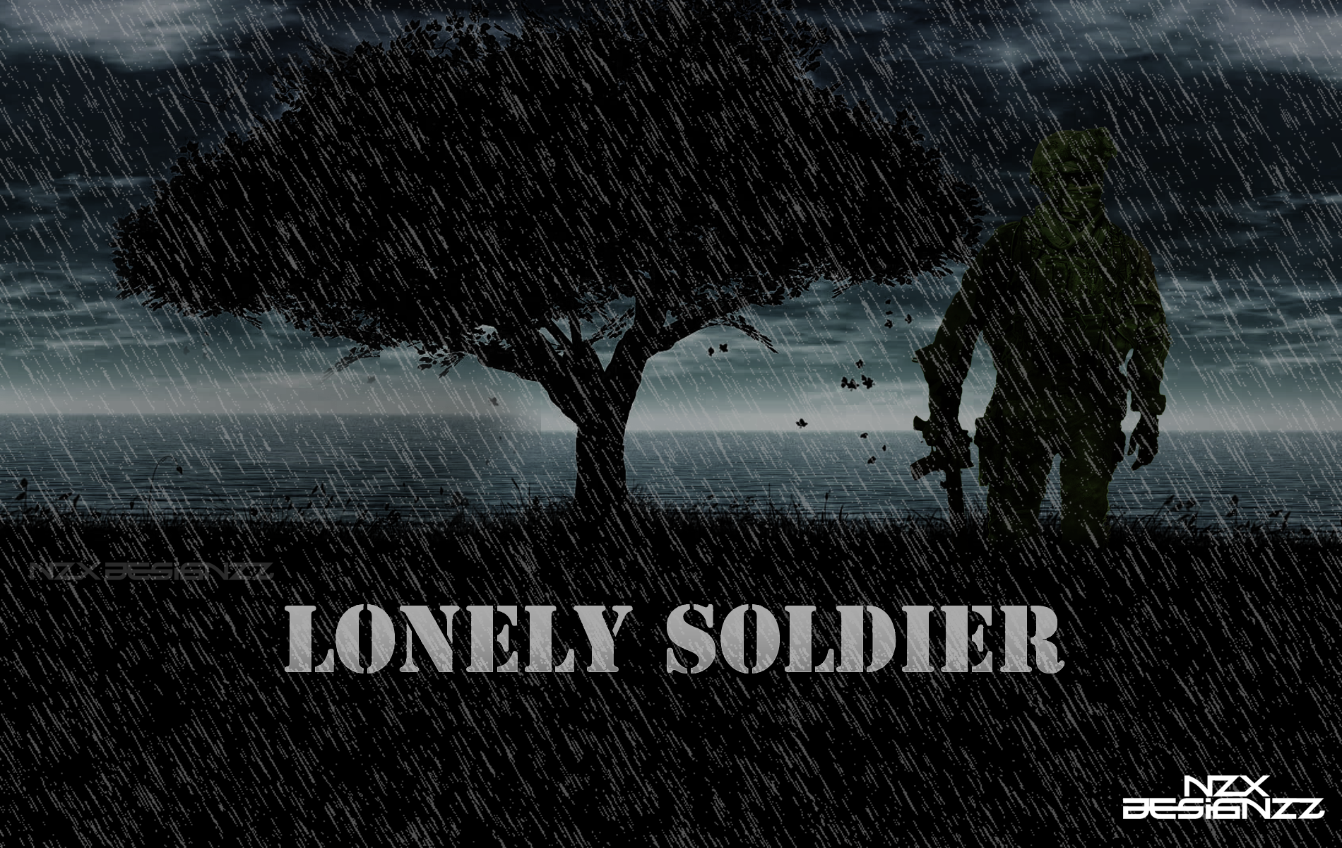 Lone Soldier Art Wallpapers