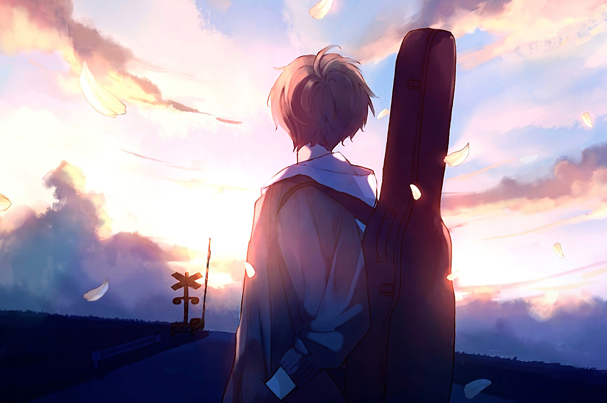 Lonely Anime Boy Wallpapers