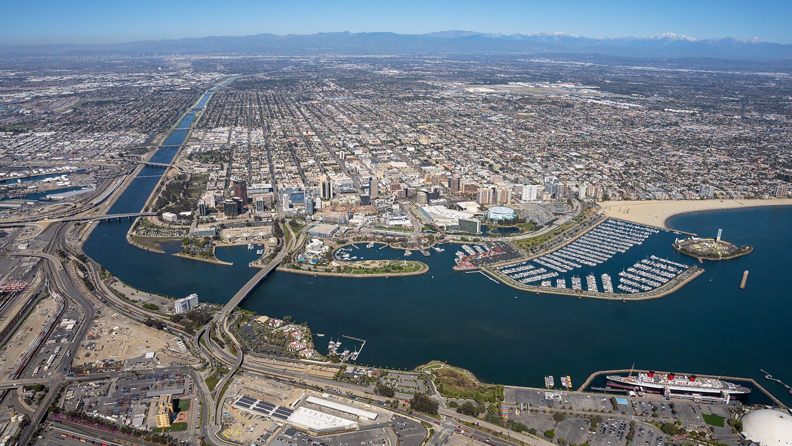 Long Beach Background