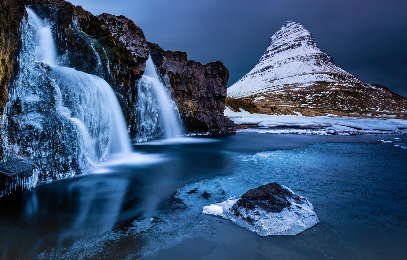 Long Exposure Snow Road Wallpapers