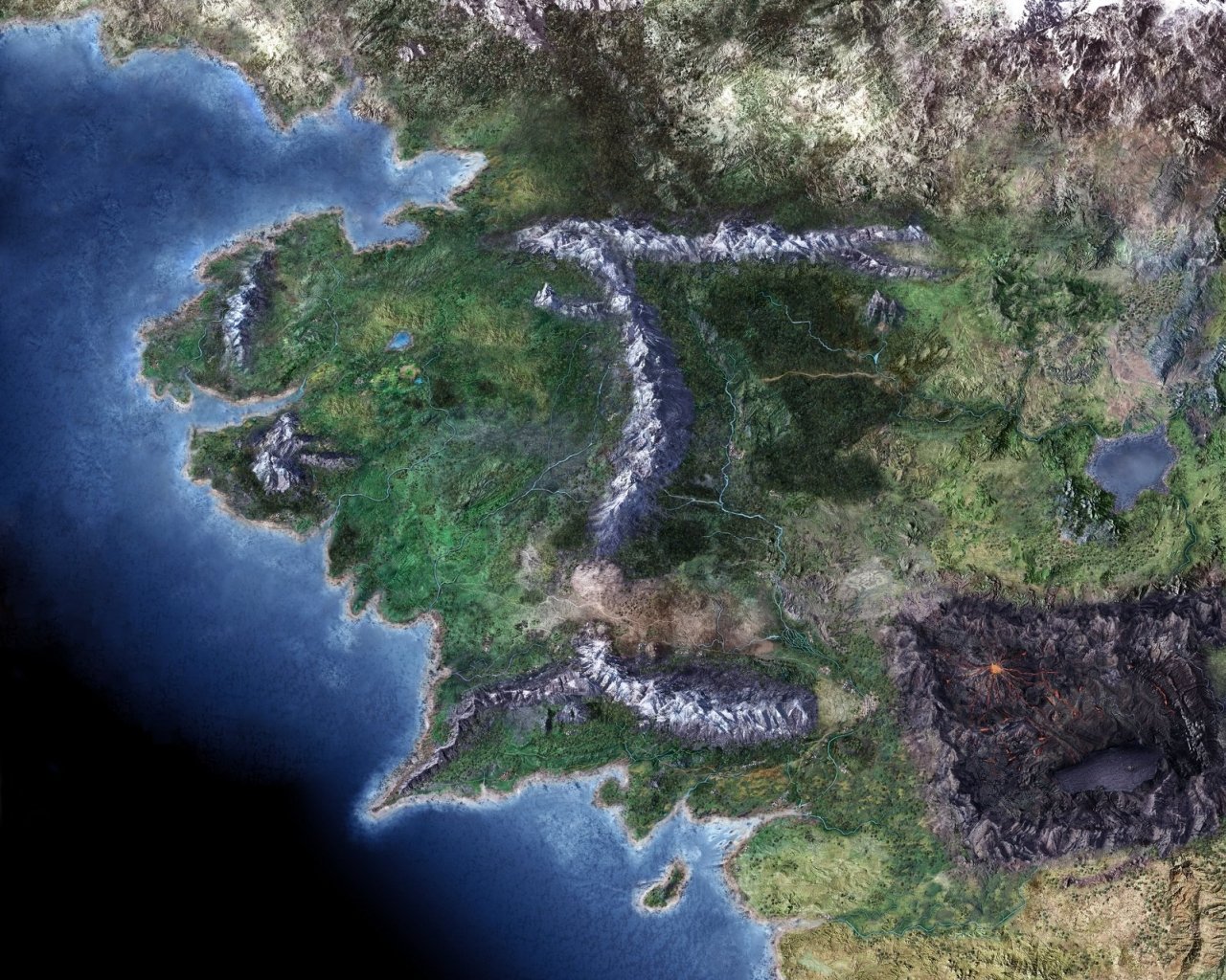 Lord Of The Rings Map Wallpapers