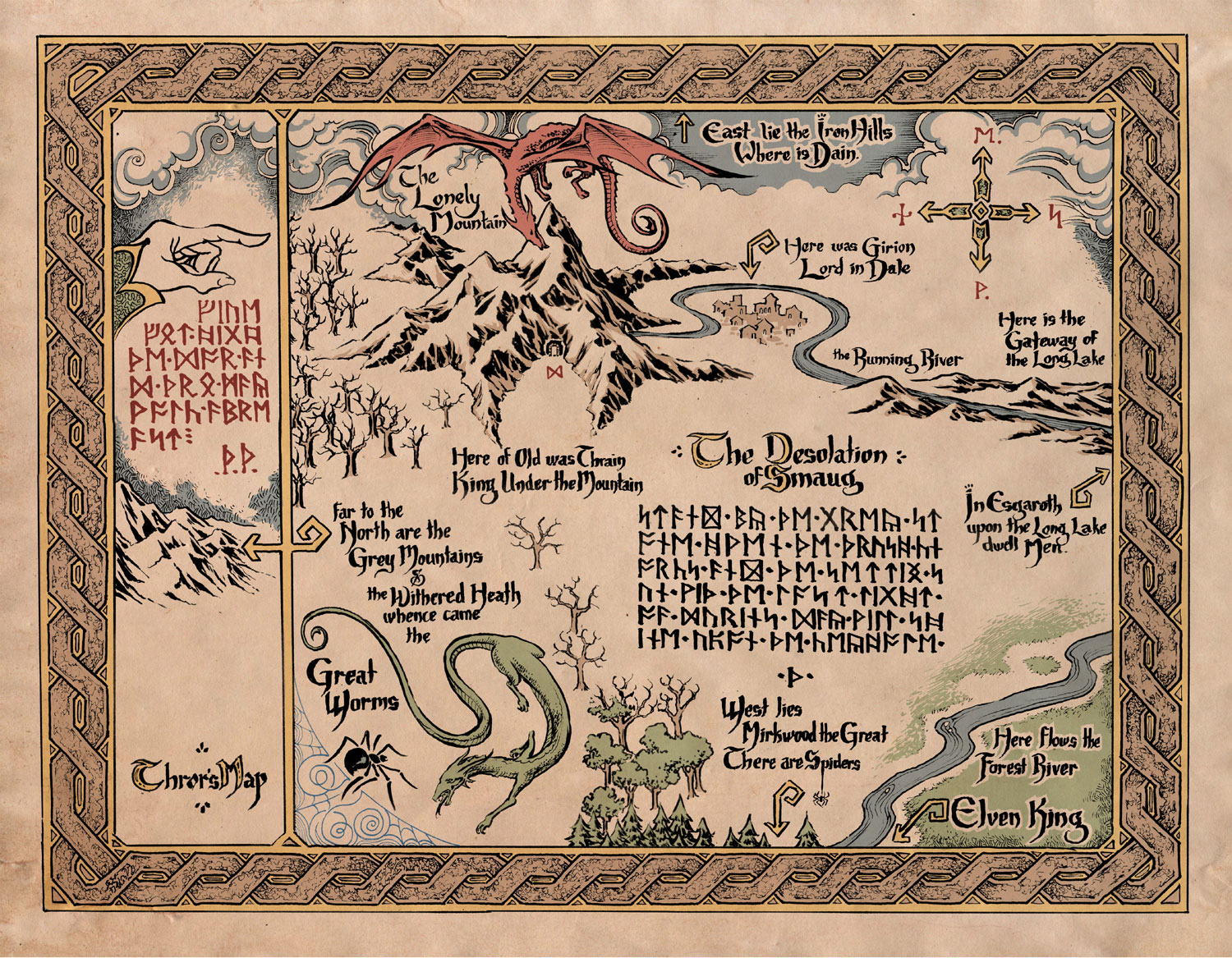 Lord Of The Rings Map Wallpapers