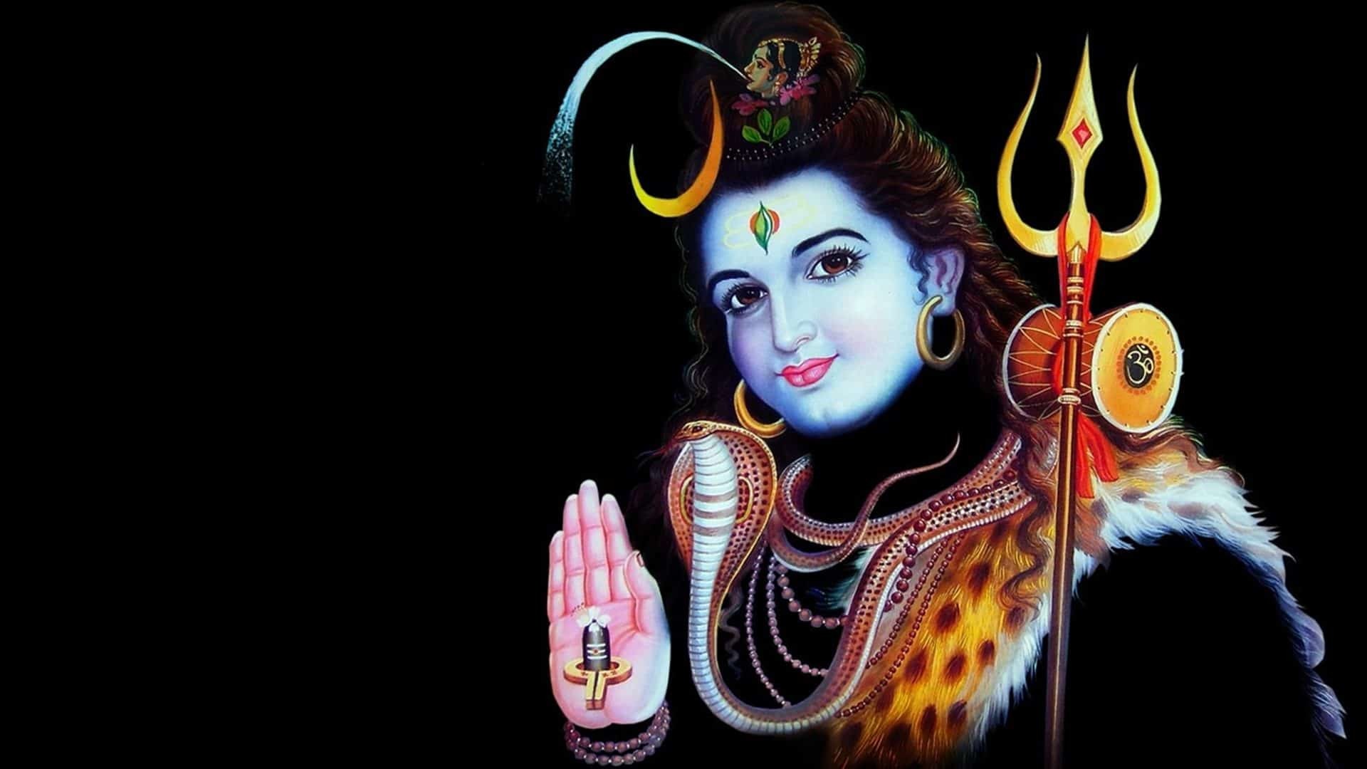 Lord Shiva Smoking Chillum Wallpapers