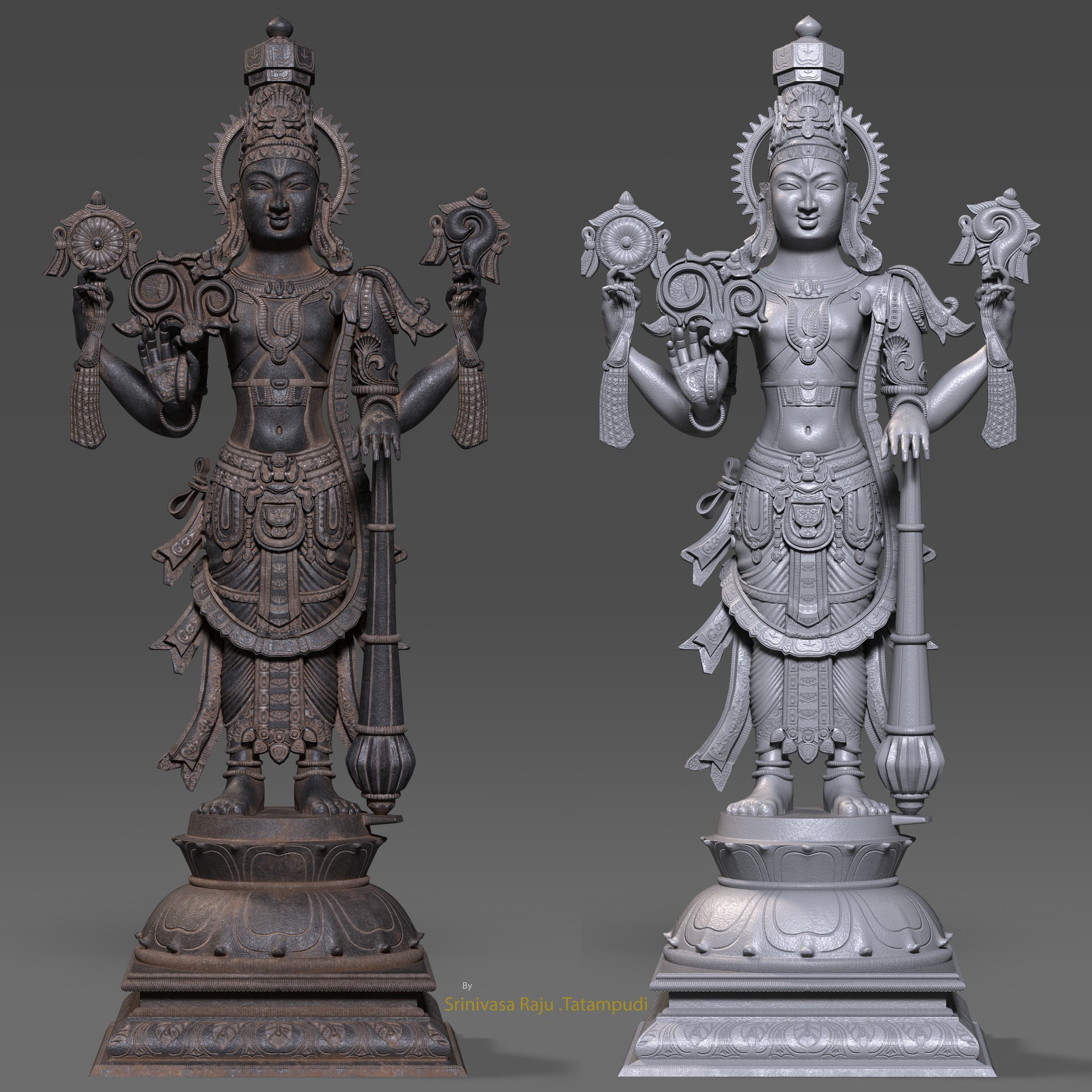 Lord Vishnu 3D Images Wallpapers