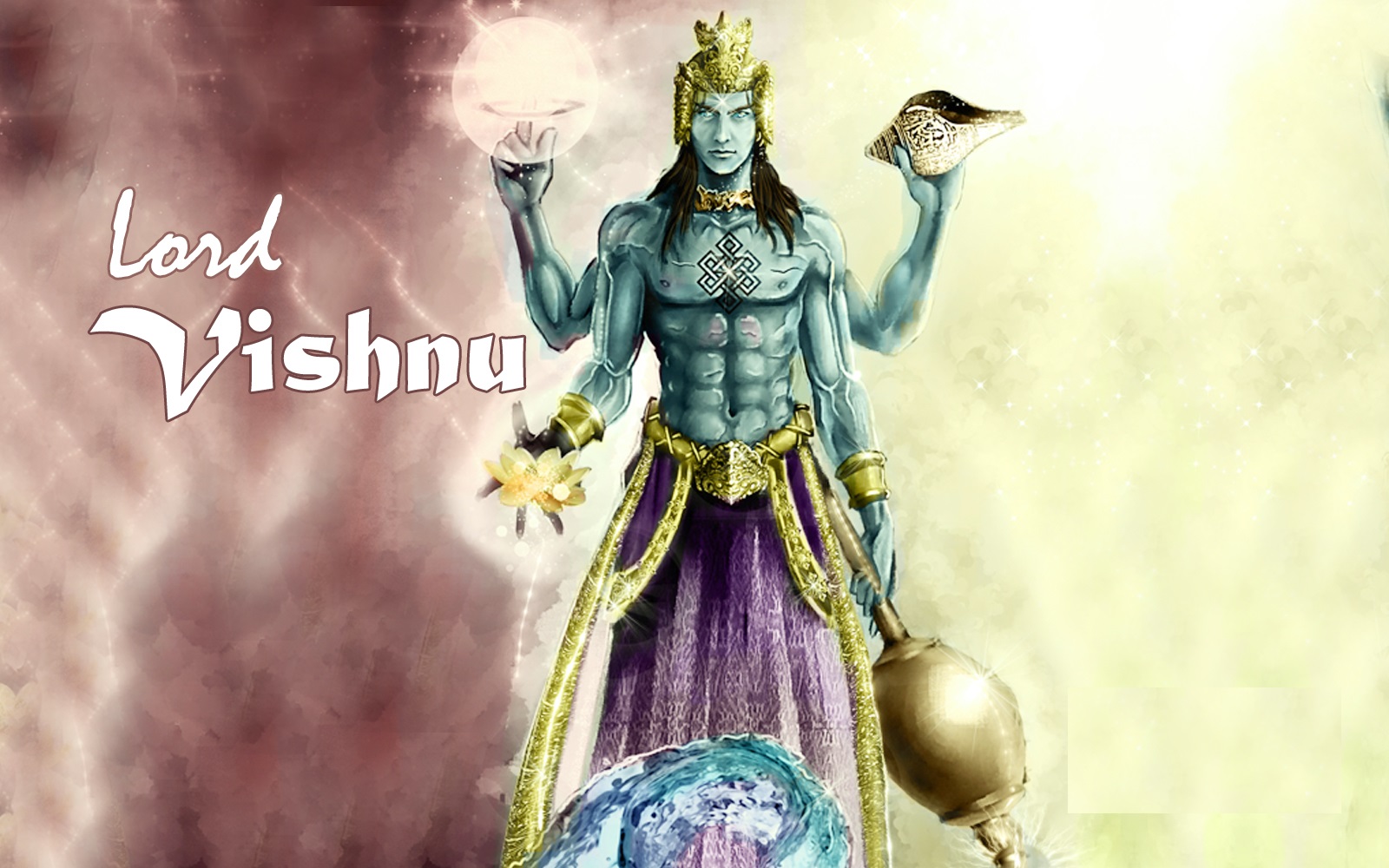 Lord Vishnu 3D Images Wallpapers