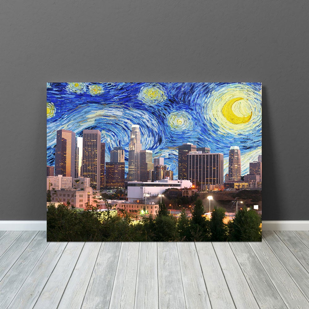 Los Angeles Starry Night Wallpapers