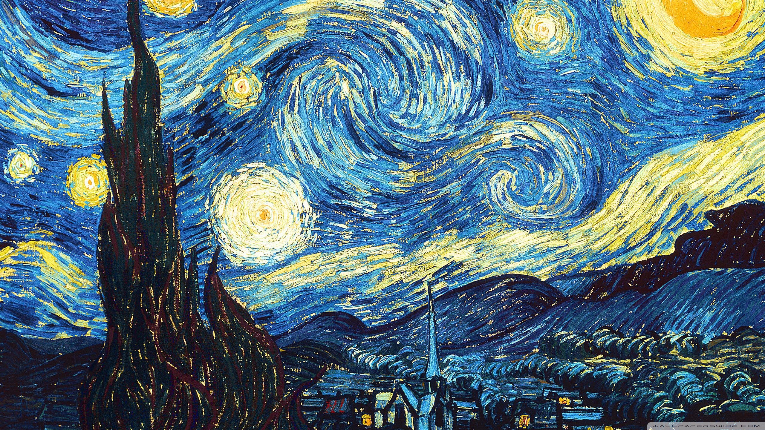 Los Angeles Starry Night Wallpapers