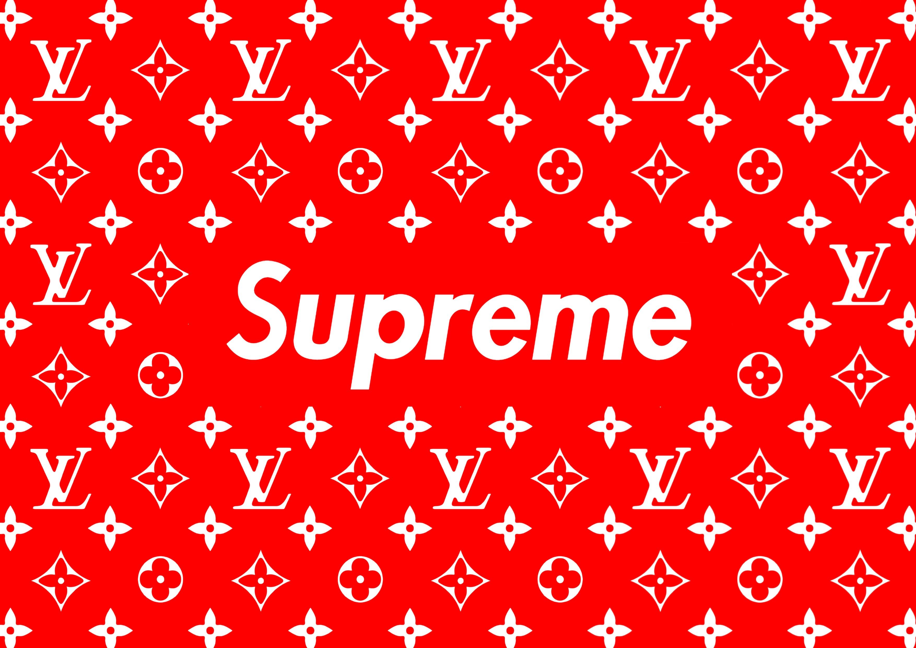 Louis Vuitton Supreme Logo Wallpapers