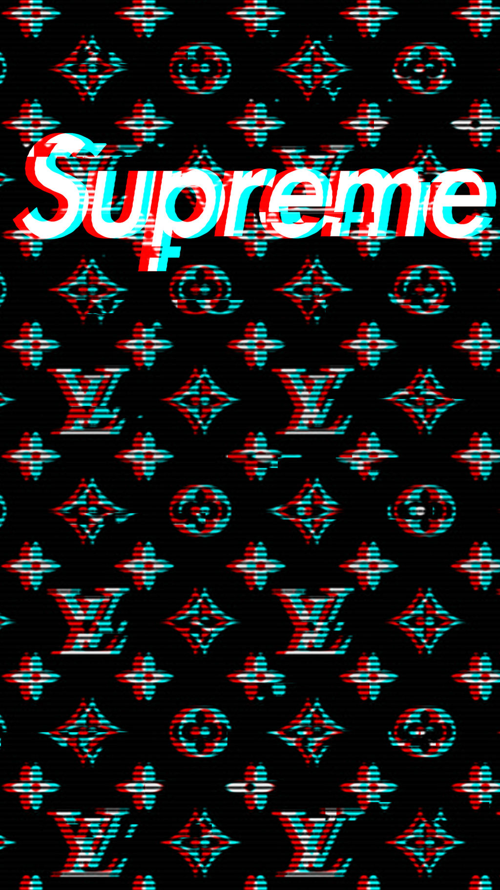 Louis Vuitton Supreme Logo Wallpapers