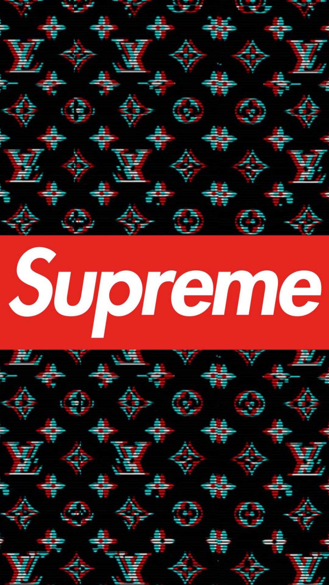 Louis Vuitton Supreme Logo Wallpapers