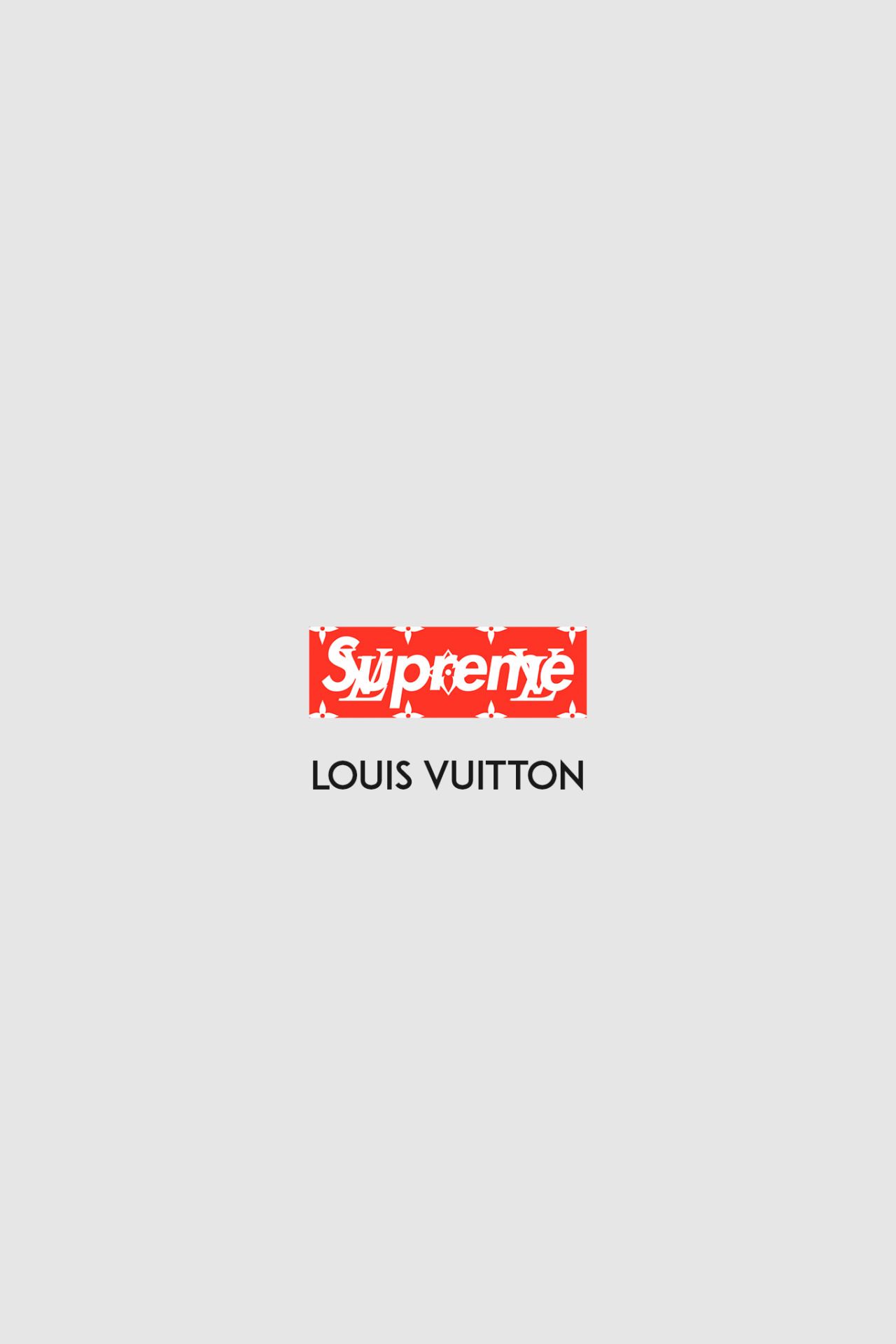 Louis Vuitton Supreme Logo Wallpapers