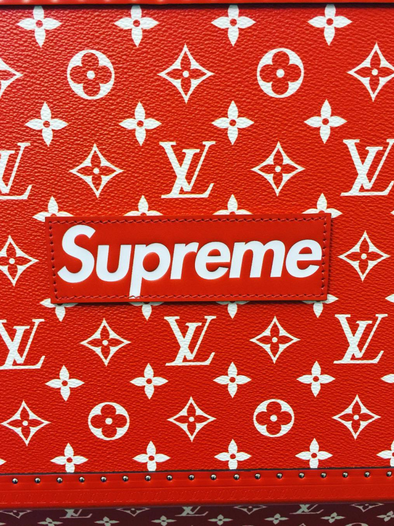 Louis Vuitton Supreme Logo Wallpapers