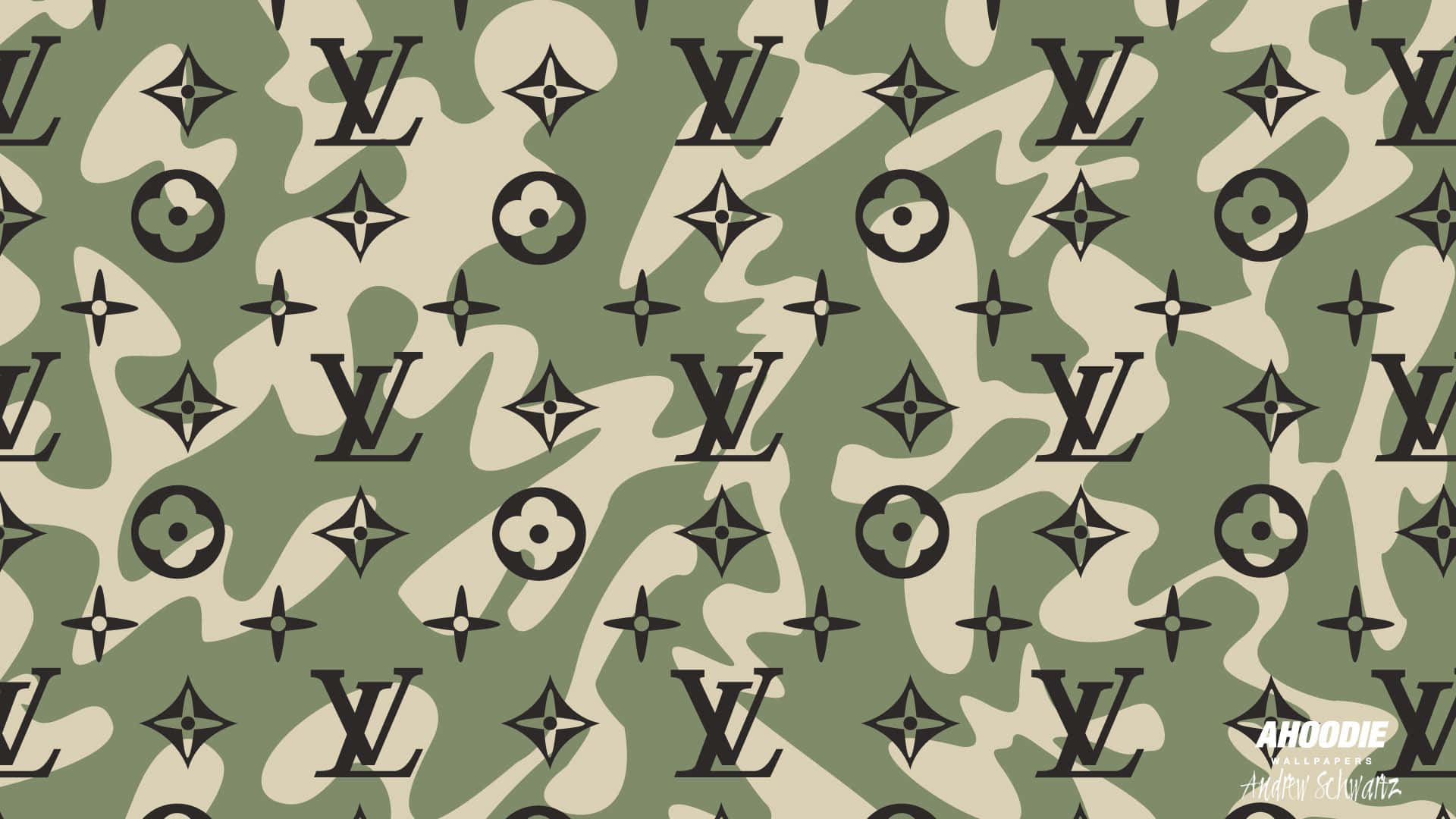 Louis Vuitton Supreme Pattern Wallpapers