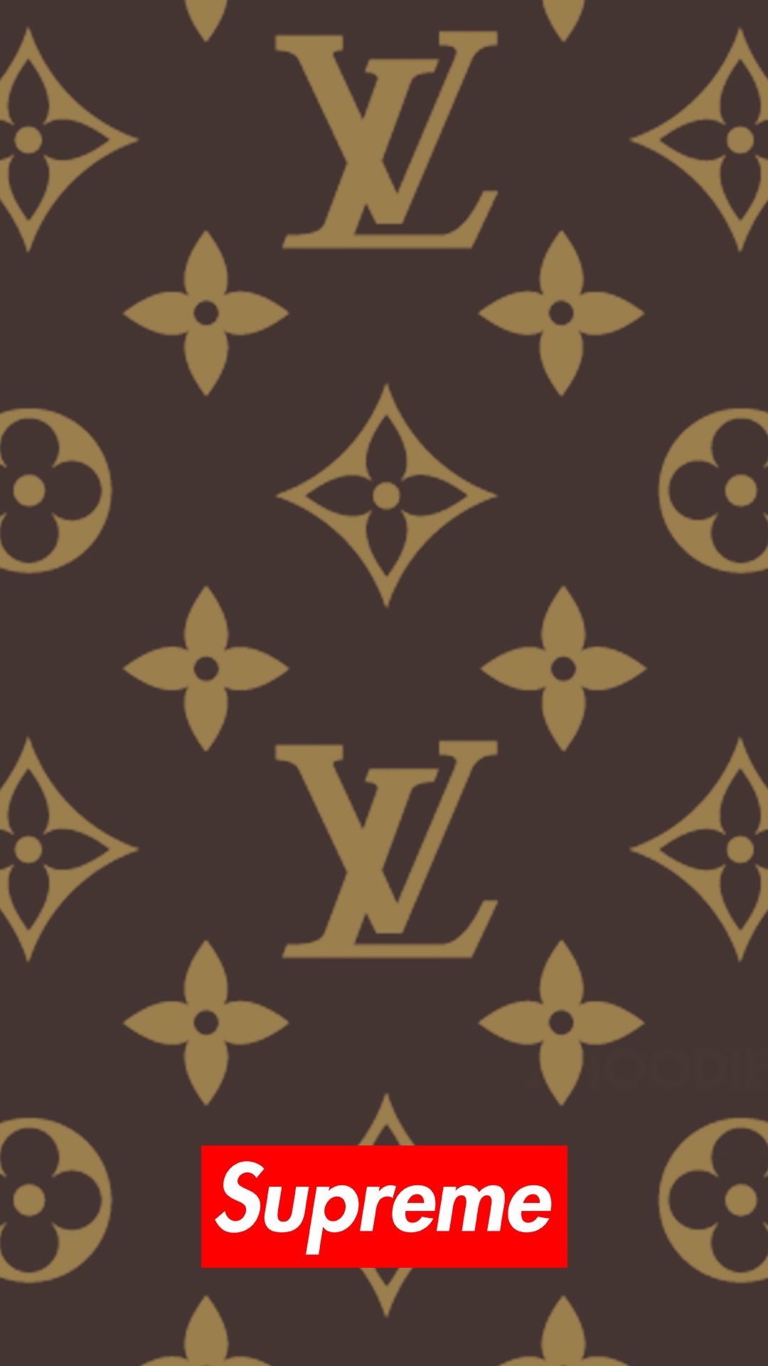 Louis Vuitton Supreme Print Wallpapers