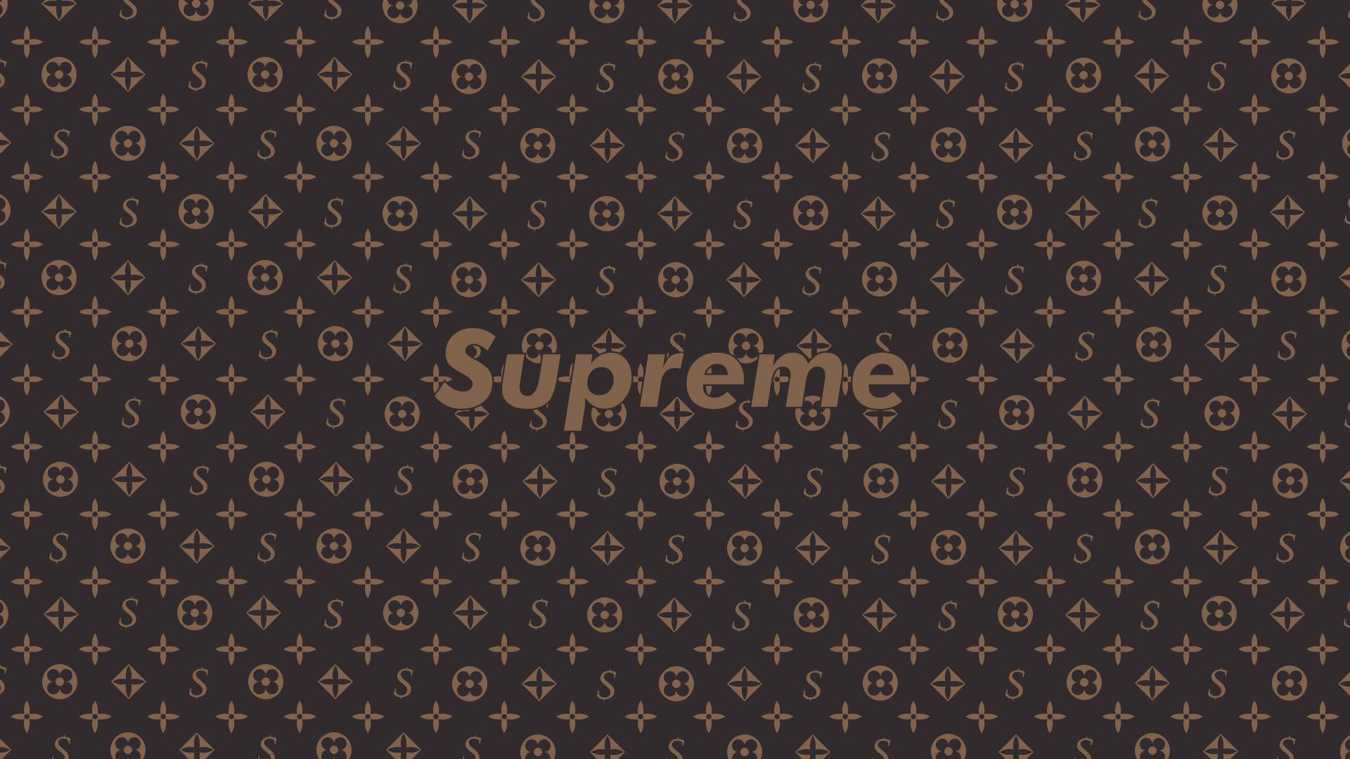 Louis Vuitton Supreme Print Wallpapers