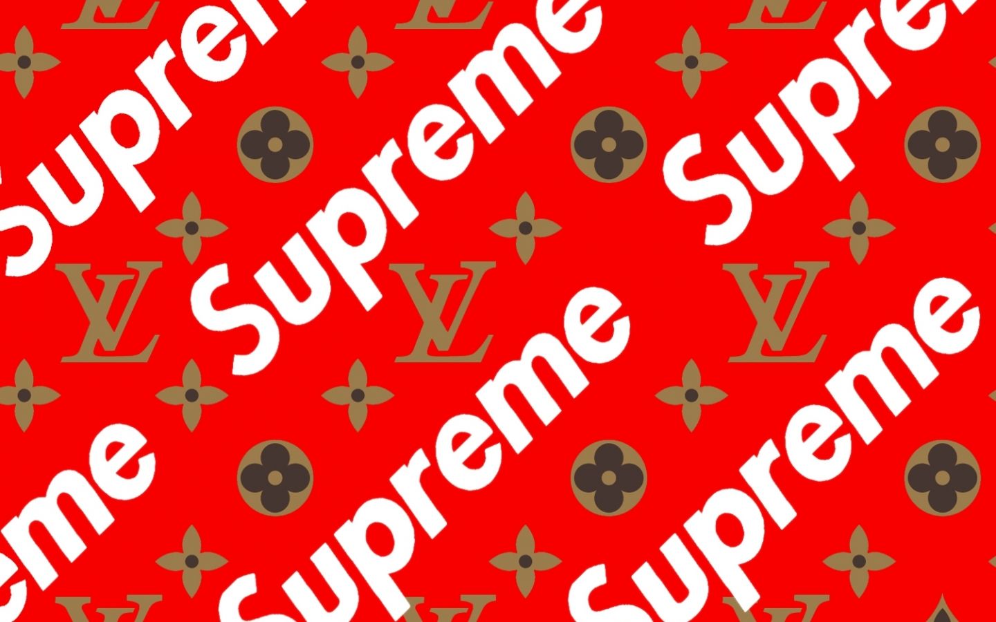 Louis Vuitton Supreme Print Wallpapers