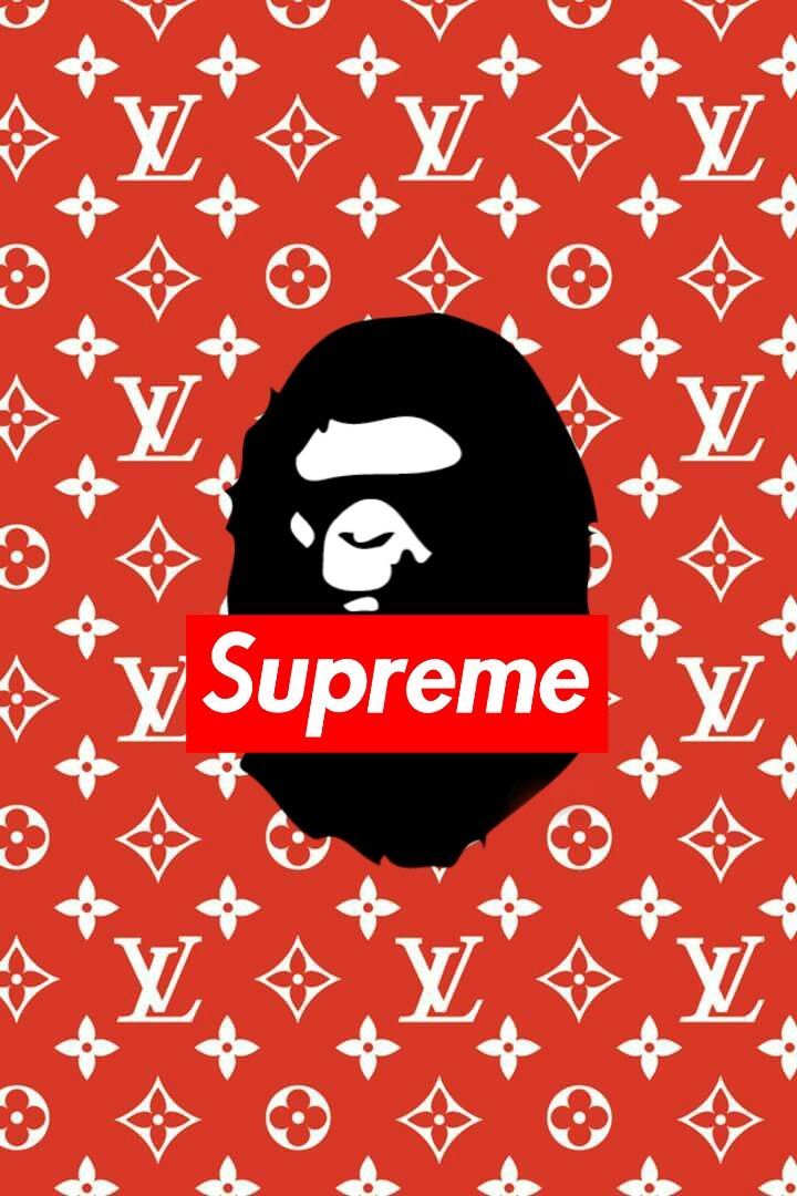 Louis Vuitton Supreme Print Wallpapers