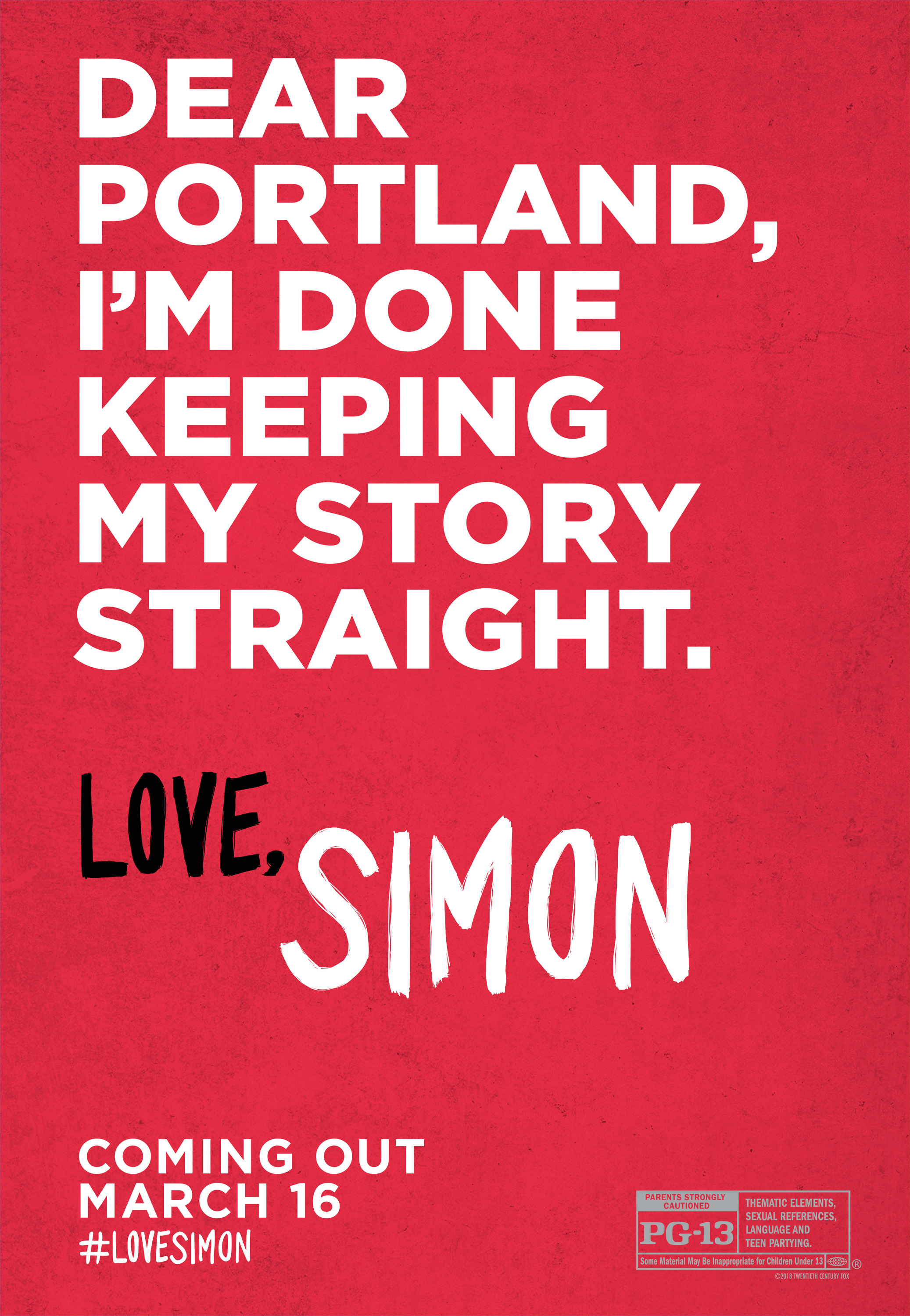 Love, Simon 2018 Movie Poster Wallpapers